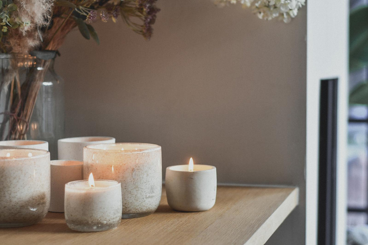 Milos Candle Glass 1 KG