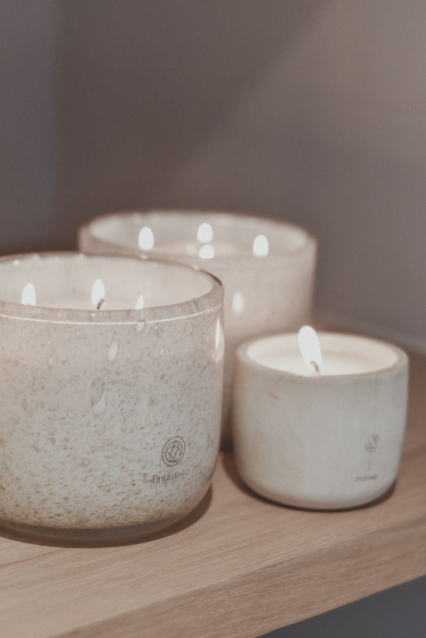 Milos Candle Glass 1 KG