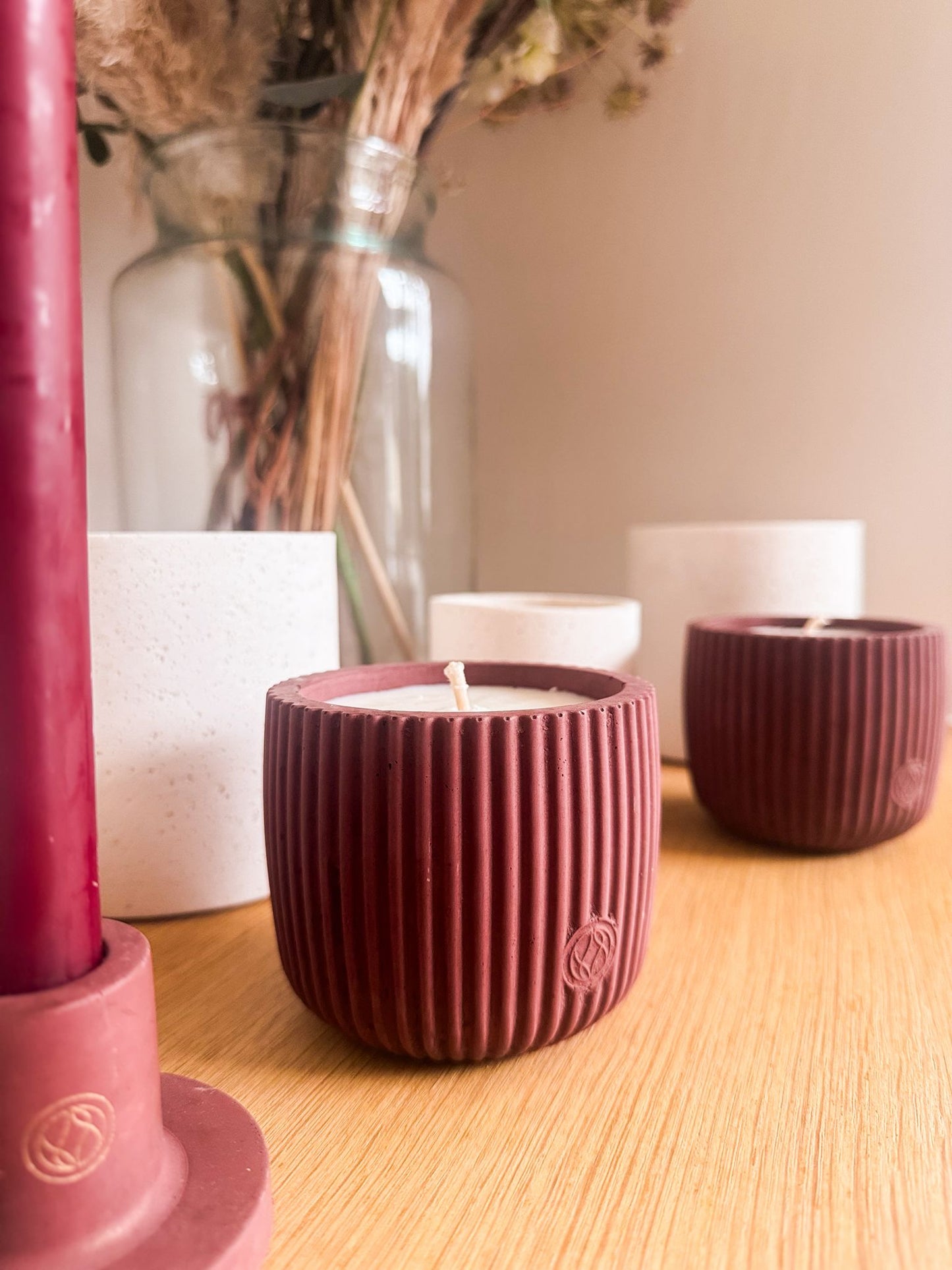 Christmas limited edition kandelaar Bordeaux