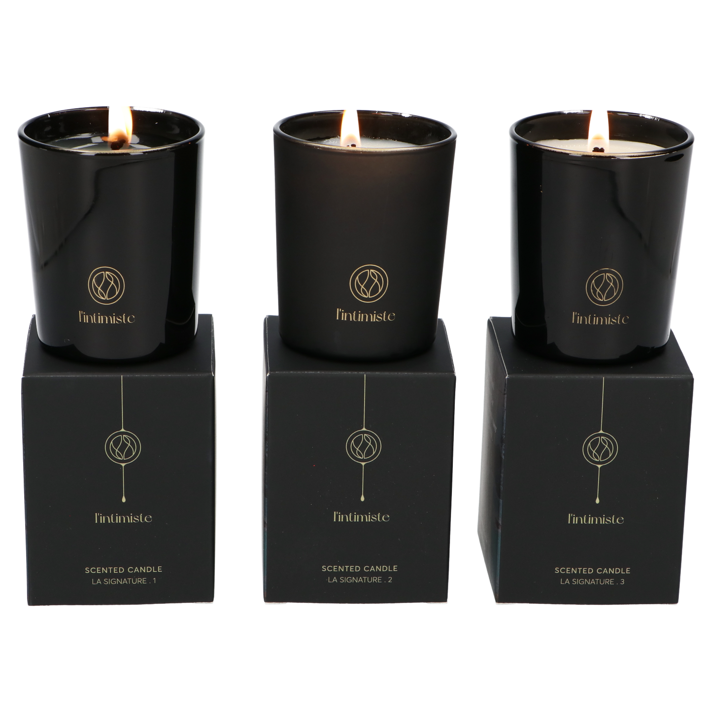 La Signature Giftset trio geurkaarsen 3x80gr