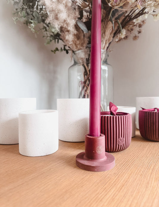 Christmas limited edition kandelaar Bordeaux